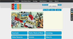 Desktop Screenshot of dcplibrary.org